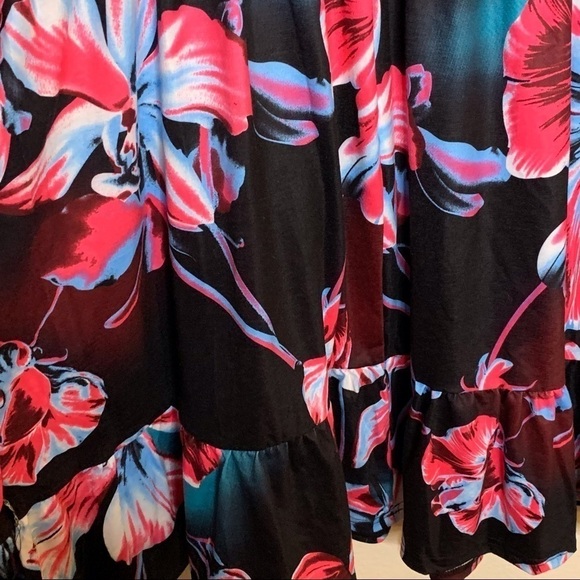 Reborn Black and Pink Fairy Floral Dress - Picture 10 of 14